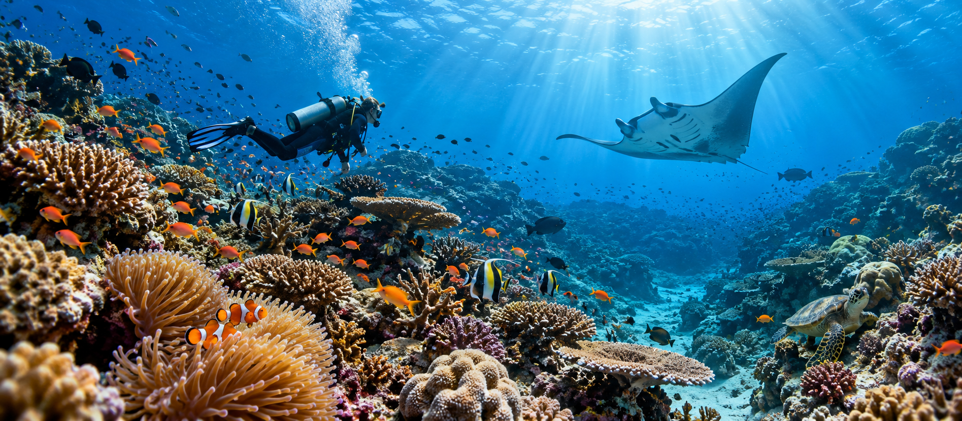 Diving in the Maldives